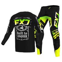 motokroso pavarų komplektas vaikams 4 5 6 7 8 9 10 11 12 13 metų Jaunimas vaikas Motociklas berniukas Mergaitė Jersey Pant Kits lenktyninis kostiumas Visureigis Enduro MX MTB XL-26 yellow