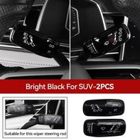 Automobilio stiliaus vairo posūkio signalo valytuvo jungiklio svirties apdailos dangtelio apdaila, skirta VW Polo Golf 7 Golf 8 Jetta Tiguan red