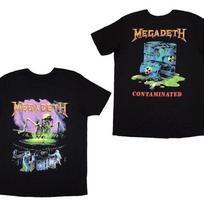2 Sided Megadeth Contaminated Era T-Shirt L gray