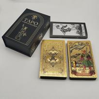 Naujas Rider Waite Denis Auksinės Folijos Tarot Kortos Paslaptingas Stalo Žaidimas Nuostabus Pranašystės Orakulas Su Išskirtine Dovanų Dėžute