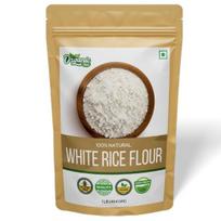 Organic Zing White Rice Flour | Gluten-free White Rice Flour | Preservative-free | Packed and Produced in India - 454 gm beige