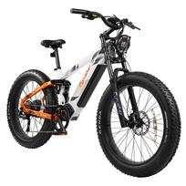 CYRUSHER Ranger 2.0 Elektrinis kalnų dviratis, 52V 20Ah LG baterija, Pilna pakaba, Shimano 9 pavarų