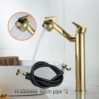 1080° pasukamas vonios kriauklės maišytuvas Maišytuvas, montuojamas ant stogo, atsparus purslams, vandens čiaupas Dušo galvutė Aeratoriai Vandentiekio čiaupo reikmenys vonios kambariui beige