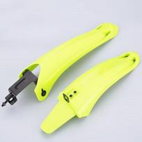 Mountain Bike Mudguard Set  Bicycle Mudguard Wings  Front and Rear Fenders  1 Pair žalia