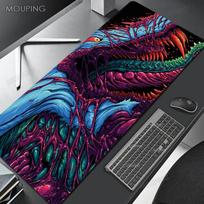 Hyper Beast Csgo Pelės Kilimėlis Didelis Žaidimų Aksesuarai Pelės Kilimėlis Žaidėjas Neslystantis Kilimėlis Stalo Kilimėlis x Pelės Kilimas Biuro Stacionarus Kompiuteris 800x300x2mm blue