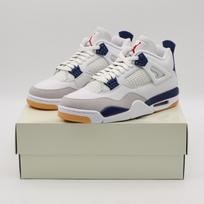 DR5415-100 Nike SB Air Jordan 4 Retro SP Summit White Navy (Men's) 9 gray