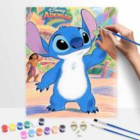 Disney Stitch Paint by Numbers Painting Art Kit Home Decor Gift 30x40cm