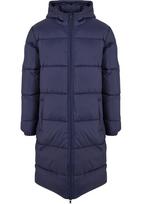 Urban Classics Žieminis paltas violetinė-mėlyna