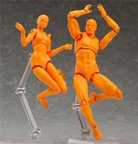Piešimo manekenas Jaunystė 2.0 Kūnas Su sąnariais Menas Eskizas Studija Figūrėlės modelis 2.0 orange men’s and women’s suit