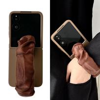 Silk PU Leather Wrist Strap Phone Case for Motorola Razr 60 Pro 50 40 Ultra Mooto Razr 60 50 Shockproof Cover Moto Razr 60 Ultra ruda