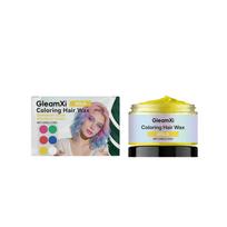 Yellow Temporary Hair Color Wax, Vibrant Party Color 100g