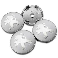 4Pcs/set 60MM  Car Wheel Center Hup Caps Wheel Cover For Peugeot 108 208 301 306 3008 RCZ 407 205 5008 806 3008 4008 Accessories