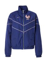 NIKE Sportinė striukė 'FFF' mėlyna / ryškiai rožinė spalva