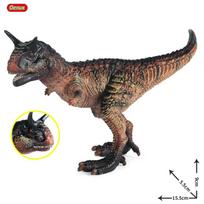 Oenux Jurassic Carnivorous Carnotaurus Figūrėlės Dinzauras Brinquedo Tyrannosaurus Modelio Kolekcija PVC Aukštos Kokybės Žaislas Vaikų Dovana black