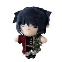 20cm Demon Slayer Tanjirou Nezuko pliušinis žaislas japoniškų anime animacinių filmų personažų lėlė užpildas klasikinis mielas kawaii dovana vaikams žaislai 20cm black