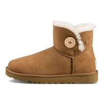 UGG Mini Bailey Button Ii Batai Su Vilnos Pamušalu Moteriški Sportbačiai 1016422-CHE 36 brown