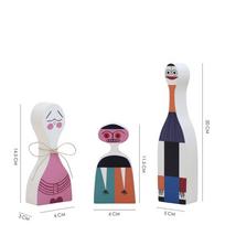 Book Nook Figurines Set Wooden Abstract Ideas Models Miniatures Decoration Living Room Home Decor Table Top Items Accessories white