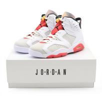 CT8529-062 Nike Air Jordan 6 Retro Hare Silver True Red Neutral Grey (Men's) 9 white