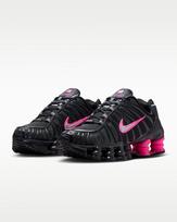 IQ0273-045 Nike Shox TL Off Noir Hyper Pink Metallic Silver (Women's) 12.5W black