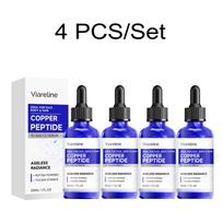 Vario peptidų serumas ir drėkinamasis veido kremas Skatina kolageną Šviesina papilkėjusią odą Atkuria odos barjerą GHK-CU priežiūros serumas 4 PCS