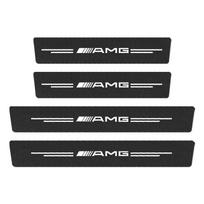 Carbon Fiber Door Sill Rear Trunk Film Anti Scratch Sticker For Mercedes Benz W203 W204 W205 W206 W212 W213 Protective Accessori