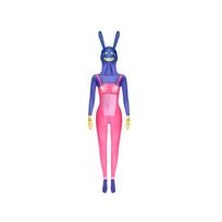 Helovino klouno kostiumas vaikams - Pamniya Jata Cosplay apranga 150 cm blue