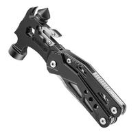 16-in-1 Multi-Function Hammer Portable Car Camping Survival Tool with Window Breaker Seatbelt Cutter for Outdoor juoda