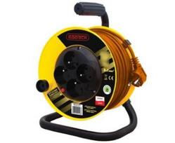 „Elgotech Drum“ ilgintuvo laidas, 4 lizdai be 25 m /OMY 3x1,5/ mažas būgnas (PZB1-40-25Y)