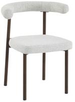 Valgomojo kėdė Homla Novaro 245129, matinė, balta sp., 61 cm x 53.5 cm x 75.5 cm
