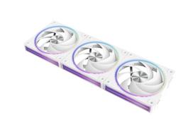 Zalman ZM-DF120 A3 120 mm kompiuterio korpuso ventiliatorių komplektas (3 vnt.), baltas
