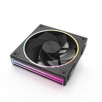 Zalman ZM-DF120R 120 mm atvirkštinio oro srauto kompiuterio korpuso ventiliatorius, juodas