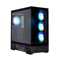 Zalman P40 DS ATX Mid Tower kompiuterio korpusas su 4 × 120 mm ARGB ventiliatoriais, juodas