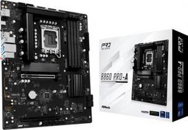 Mainboard ASROCK Intel B860 Express LGA1851 ATX Memory DDR5 Memory slots 4 1xHDMI 1xDisplayPort 1xAudio-In 1xAudio-Out 1xMicrophone 2xUSB 2.0 6xUSB 3.2 1xUSB-C 1xRJ45 B860PRO-A B860 PRO-A | 4711581490246