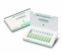 Set, Bruno Vassari, Pure Solutions, Niacinamide, Purifying, Ampoules Treatment Serum, For Oiliness, For Face, For Women, 10 pcs, 3 ml