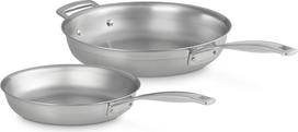 Le Creuset Keptuvės 3-ply 24 cm + 28 cm, 2 vnt.