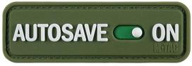 M Tac PVC antsiuvas-lipdukas AUTOSAVE ON žalias