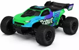 EXTRALINK RC SC10 REMOTE-CONTROLLED CAR 1/10 BRUSHLESS 4WD EXTREME TRUCK Žalias