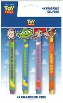 „Toy Story“ – 4 vnt. ištrinamų gelinių rašiklių rinkinys su antgaliais