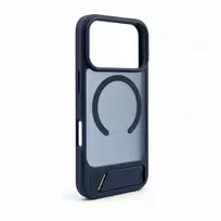 Dėklas Aizmugurējais vāciņš Evelatus Apple iPhone 18 Pro Rubber Coated MagSafe With Stand Case Navy Mėlyna