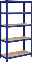 SONGMICS sandėliavimo stelažas su 5 reguliuojamomis lentynomis, 875 kg, 40 x 90 x 180 cm, 777GLR40Q