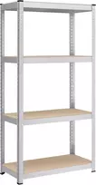 SONGMICS metalinis sandėliavimo stelažas su 4 reguliuojamomis lentynomis 40 x 80 x 160 cm GLR044E01