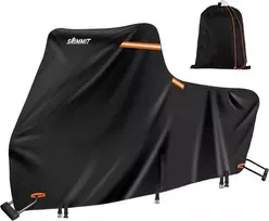 SRIMMIT motociklo uždangalas 420D, atsparus vandeniui ir UV, 2,44 x 1,1 x 1,4 m, HLCZ-2XL