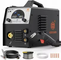 H HZXVOGEN MIG suvirinimo aparatas 185 A, 4 viename, 110/220 V, MIG/MMA/Lift TIG MIG185II