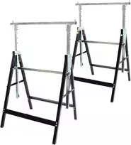 Wiltec reguliuojamo aukščio sulankstomi statybiniai ožiai 80–130 cm, 200 kg, 61475
