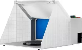 Wiltec XPOtool dažų purškimo kabina aerografui su filtracija, LED apšvietimu, 4 m³/min, 34268