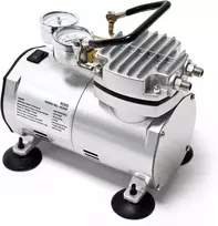 Wiltec aerografo kompresorius AS20W, 20 W, 4 bar, 23 l/min, be alyvos, 34202
