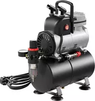 Wiltec aerografo stūmoklinis kompresorius 6 bar, 3 l su reduktoriumi AF189 34205