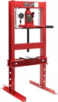 Wiltec hidraulinis dirbtuvių presas 6 t, 300 mm, su manometru, modelis 61976
