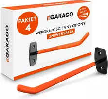 Gakago sieninis automobilių padangų ir ratlankių laikiklis, 4 vnt., iki 40 kg, Reifen Wandhalterung