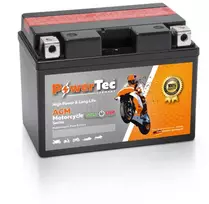 Akumuliatorius PowerTec CTZ12-S, AGM, motociklinis, 11 Ah, 12 V, 210 A, starterinis, švino rūgštinis